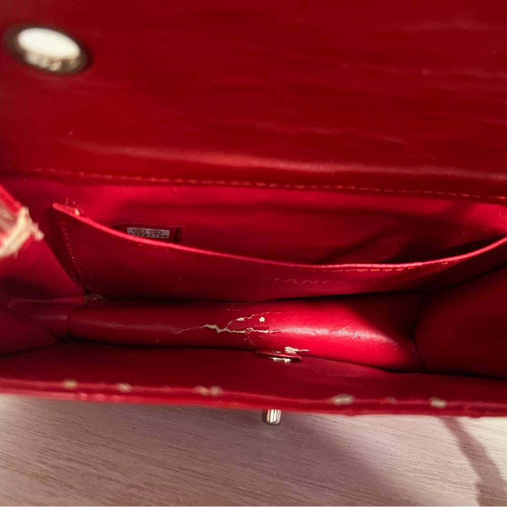 Chanel Red Quilted Leather Bag - Picture 4 of 6